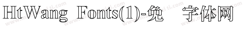 HtWang Fonts(1)字体转换